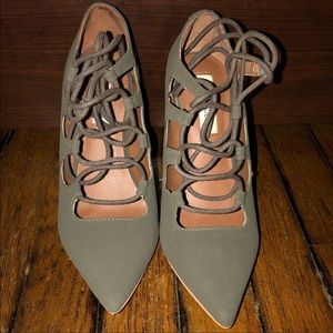 Steve Madden ankle tie pumps